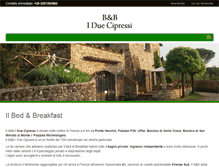 Tablet Screenshot of iduecipressi.com